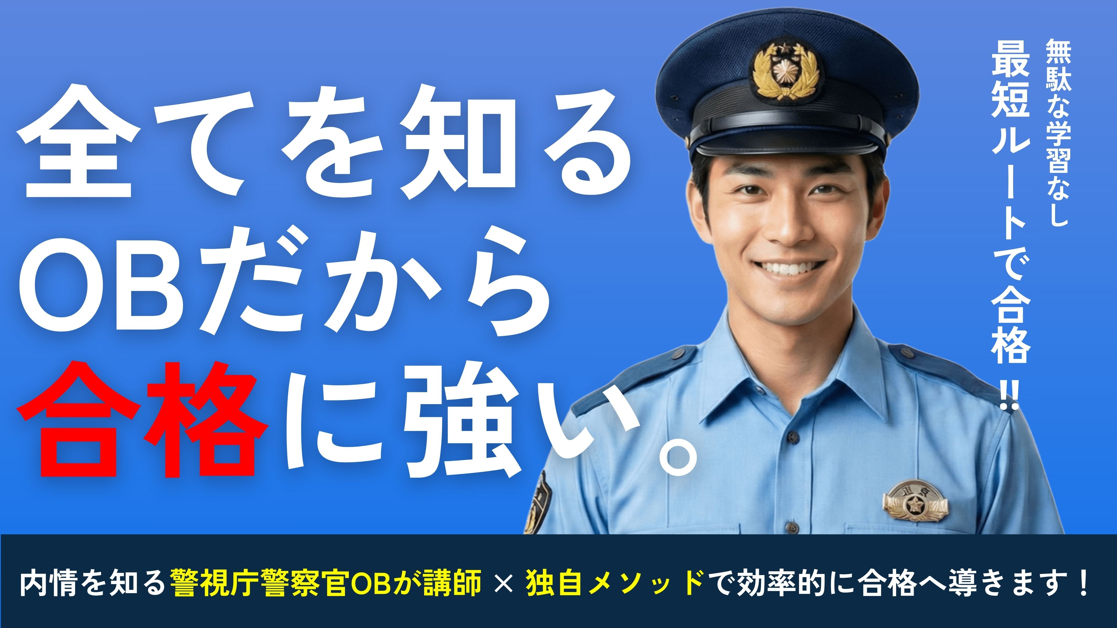 全てを知るOBだから合格に強い